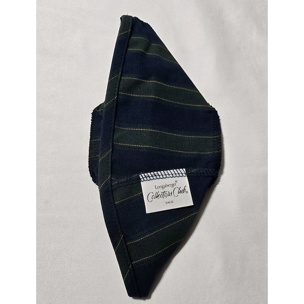 Longaberger Collectors Club Stripe Liner For Sage Basket